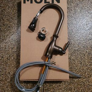 Kitchen Faucet-Brantford ORB 1 Handl Pull Down